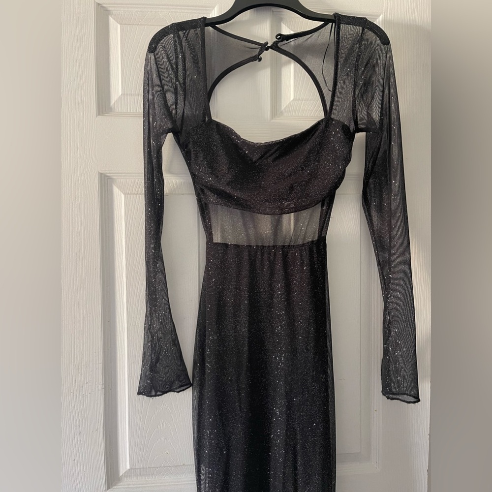 Prom Maxi Dress // Homecoming Dress Open shoulders and Open back